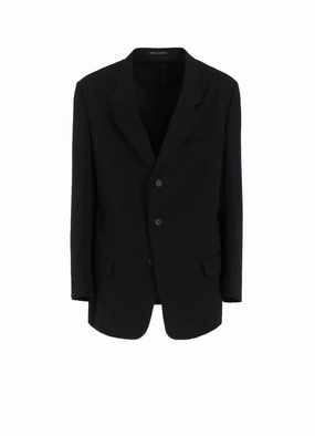 WOOL GABARDINE JACKET WITH A 3-BUTTON FRONT Restore Report