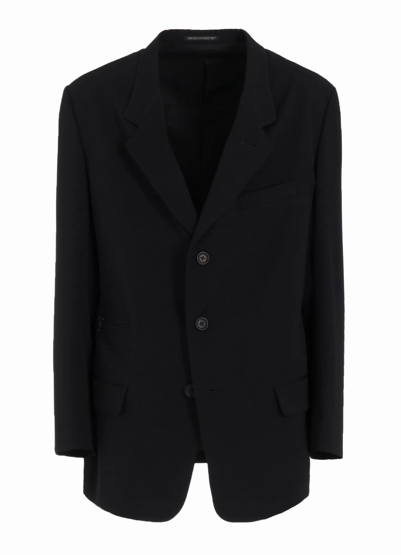 Compassion Shampoo WOOL GABARDINE JACKET WITH A 3-BUTTON FRONT