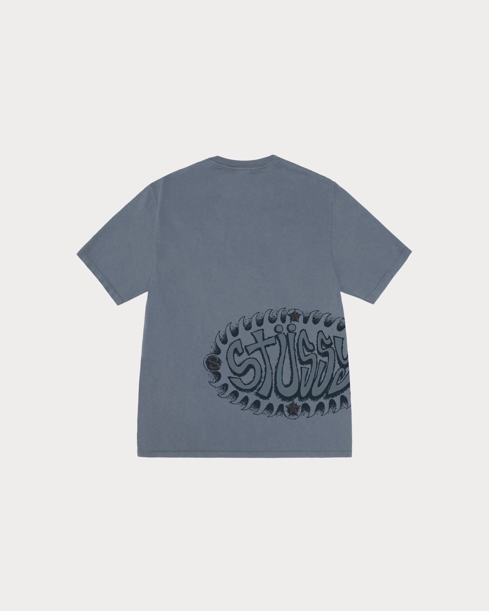WAVE OVAL PIG. DYED TEE Chilly Day Style