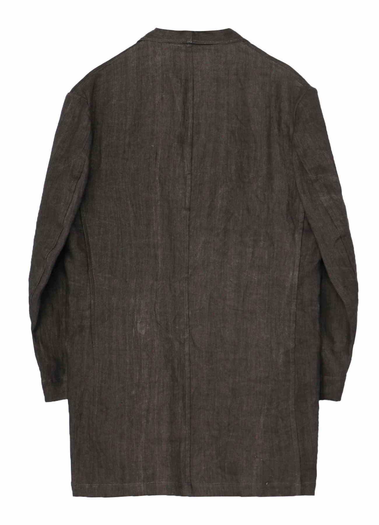 city commute Service INK DYED TWILL SINGLE LAPEL SWITCHING JACKET