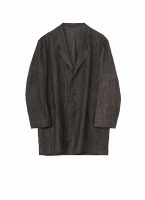 Level INK DYED TWILL SINGLE LAPEL SWITCHING JACKET