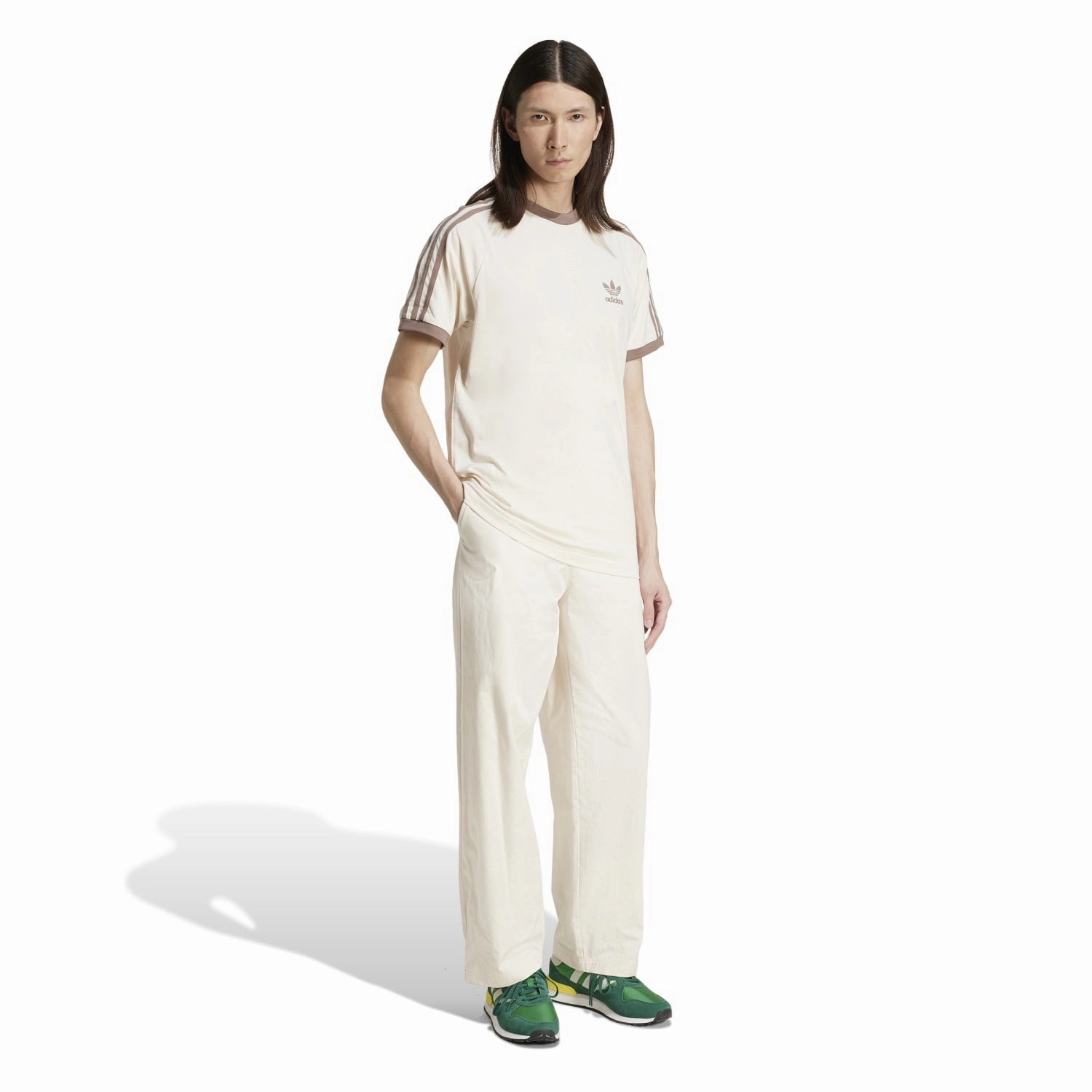 3-Stripe Tee - Mens Scoop neck femininity Breathable Layer