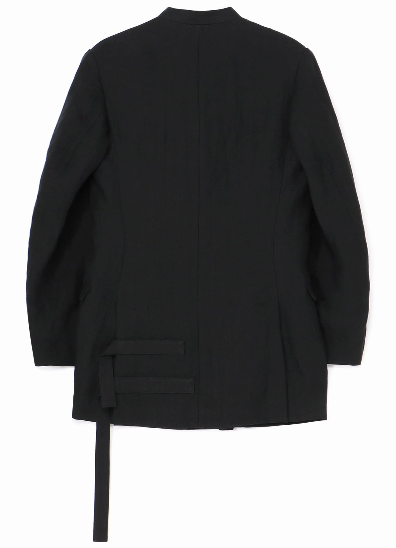 TWILL STAND COLLAR BELTED W JACKET beach bonfire