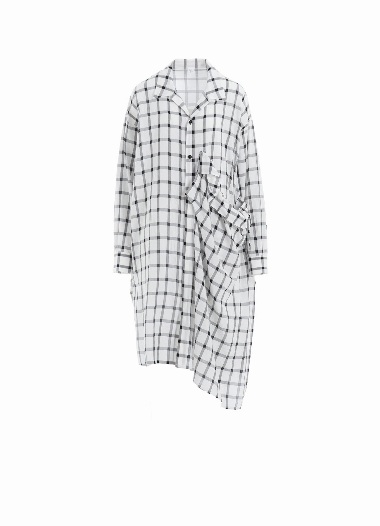 Air Touch Quick Fit COTTON CUPRO PLAID SHIRT DRESS