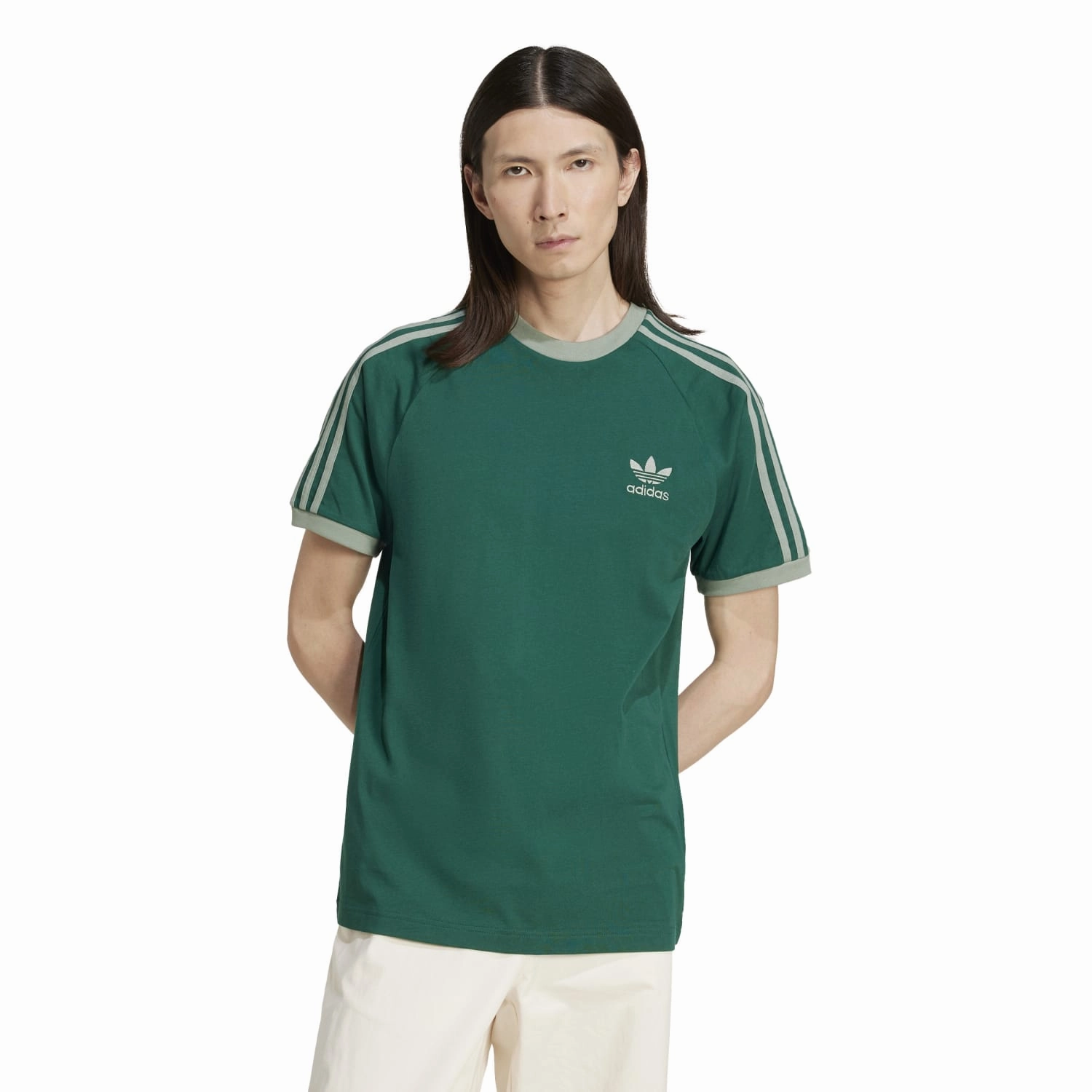 Collared 3-Stripe Tee - Mens