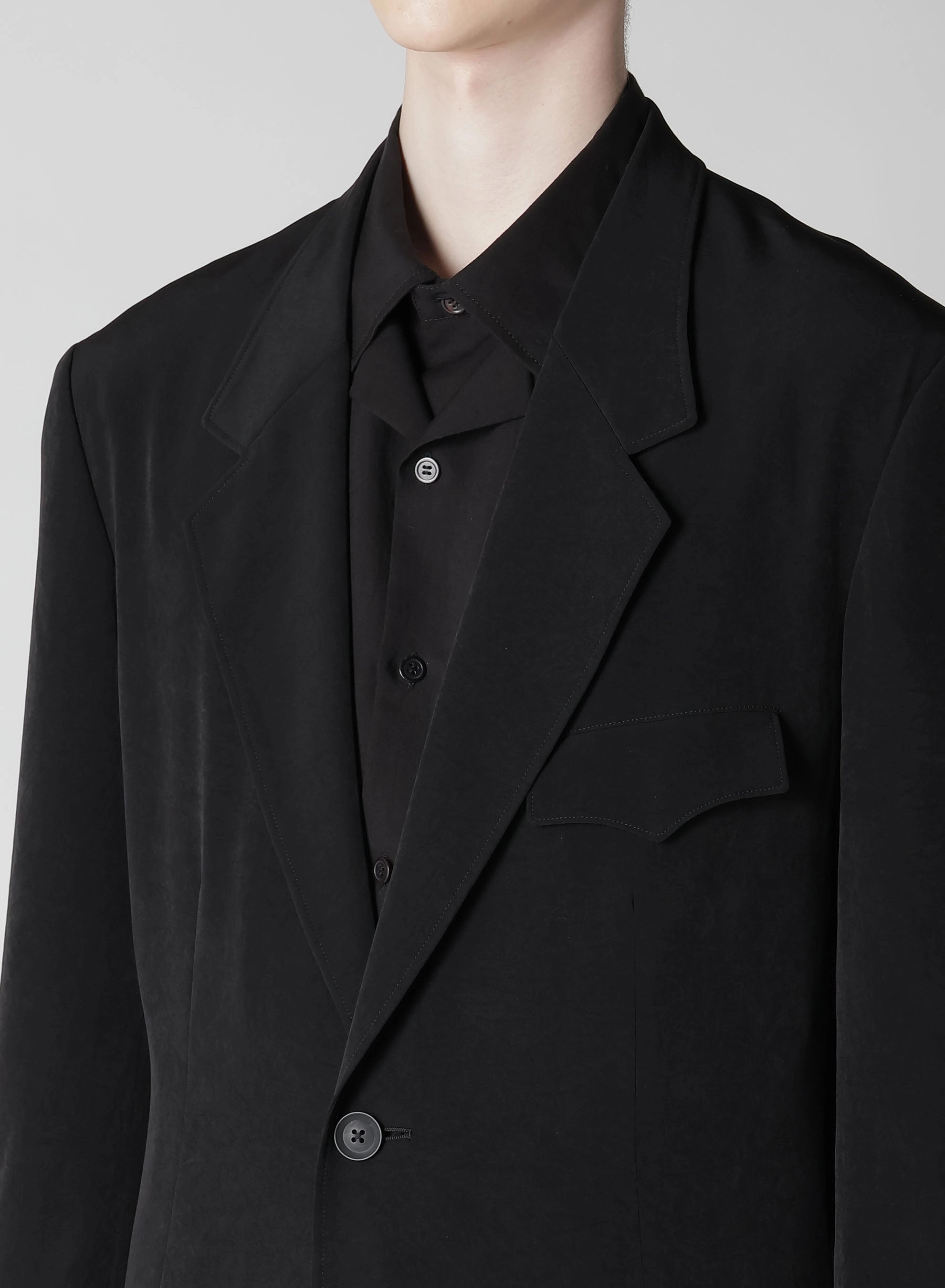 TA TUXEDO BACK FLARE LONG JACKET comfort enhancer Refresh