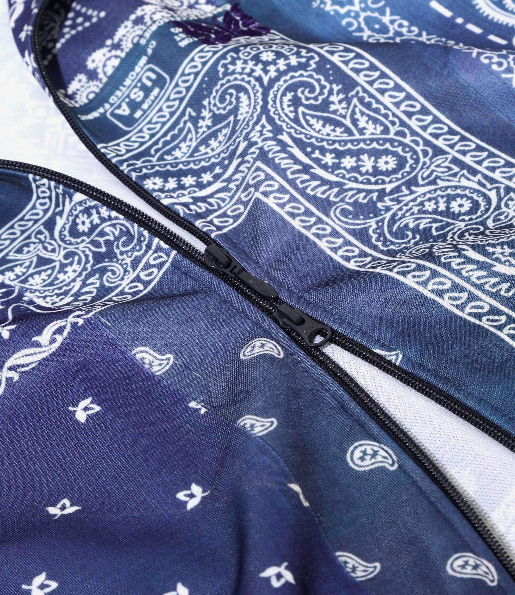 Track Jacket ?C Navy Bandana Print HemLock Adjustment System