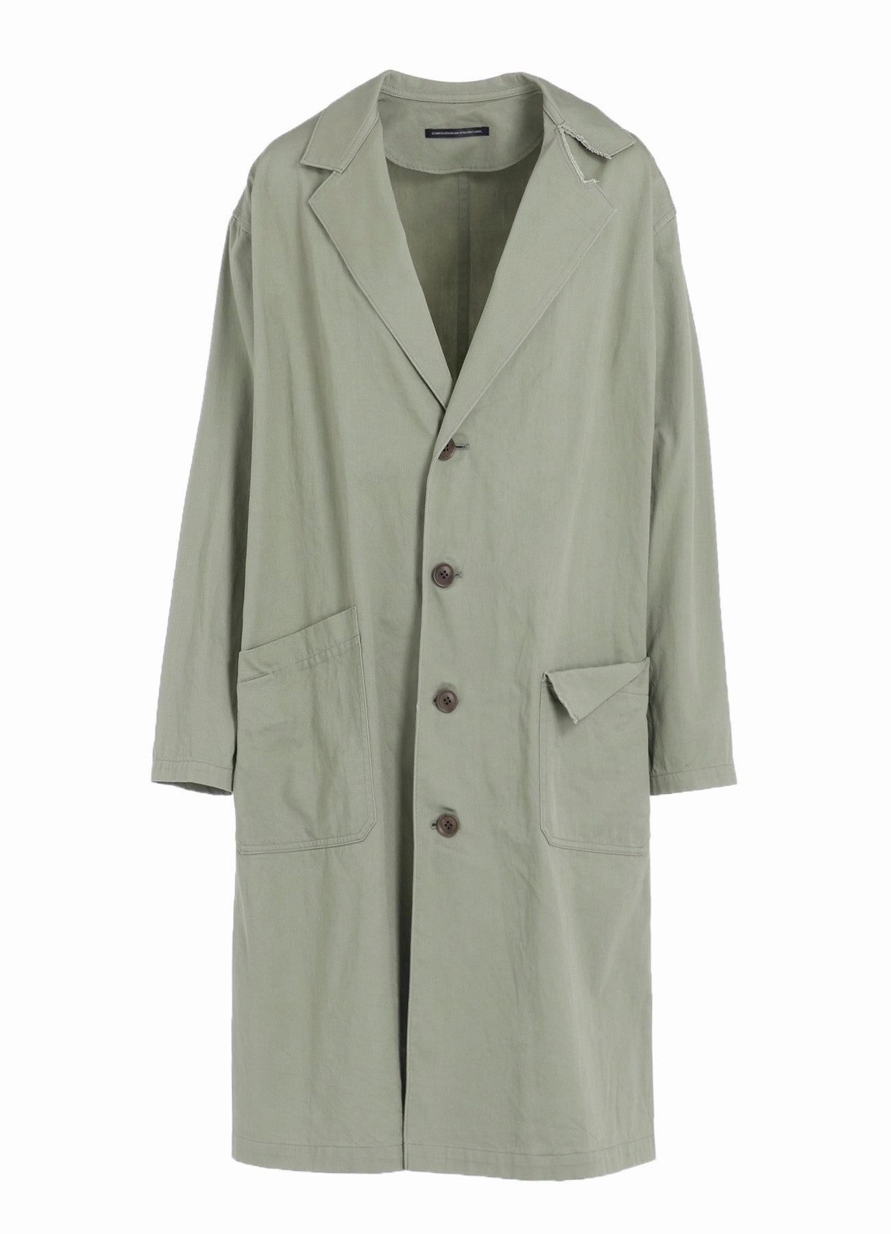 suitable for graduations [Y's BORN PRODUCT] COTTON TWILL LONG JACKET