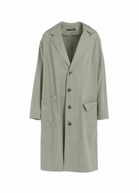 Modern Design Soft Interior Lining [Y's BORN PRODUCT] COTTON TWILL LONG JACKET