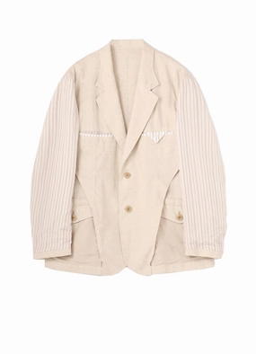 Quick Dry Coating LI/C WASHER TWILL INSIDE OUT REVERSIBLE 2BS JACKET