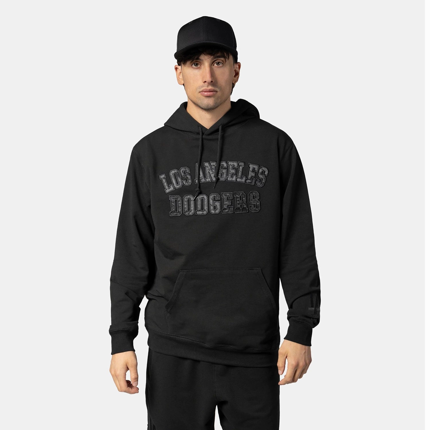 Dodgers Triple Black PO Hoody - Mens Hidden pockets Minimalist Outfit