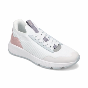 Women's Coast White Multi/Peach/Sky Blue Shear Reduction Design running in a 20K shoes