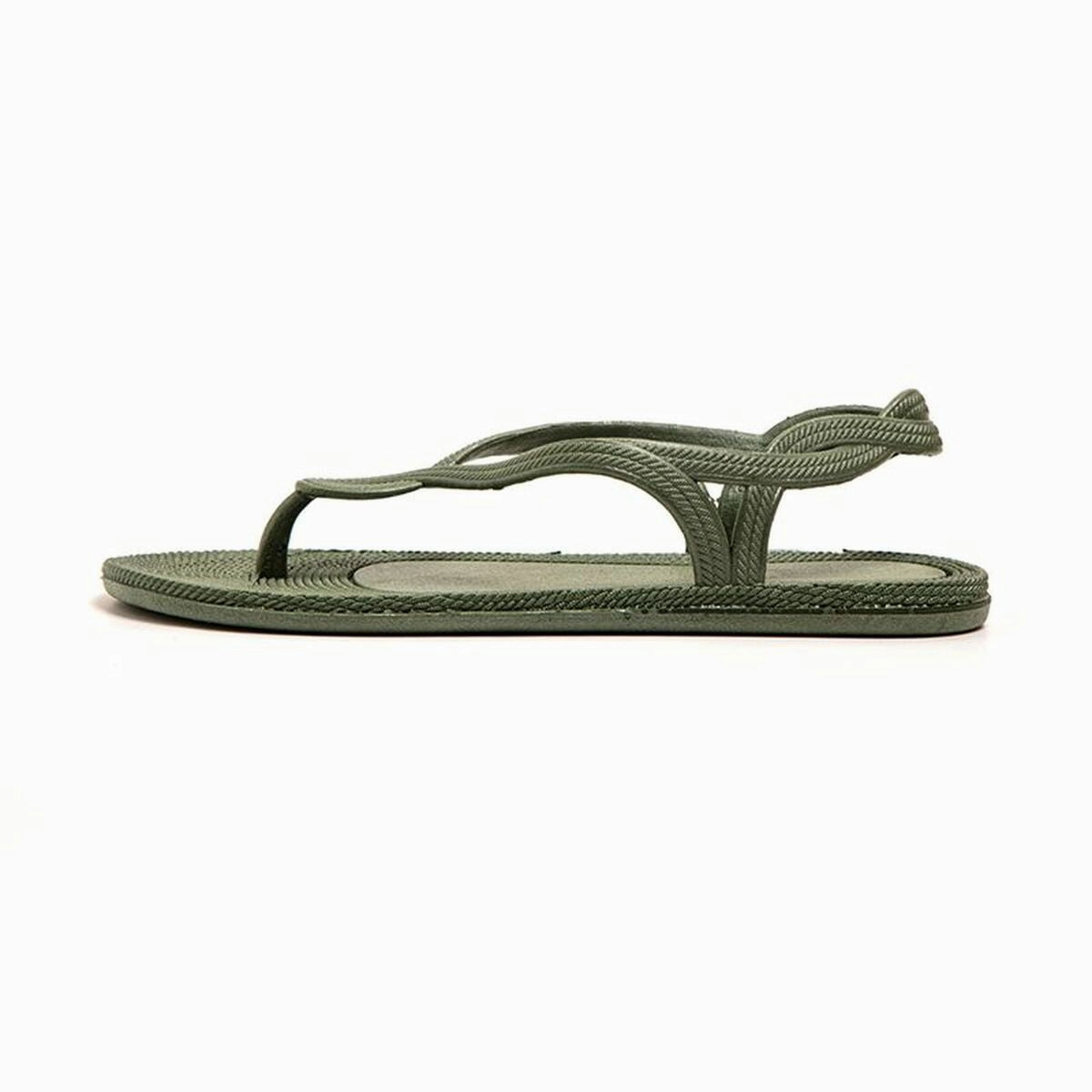 Women's Flip Flops Brasileras Antalya Military Yellow Quick Comfort Fit All-Day Fit