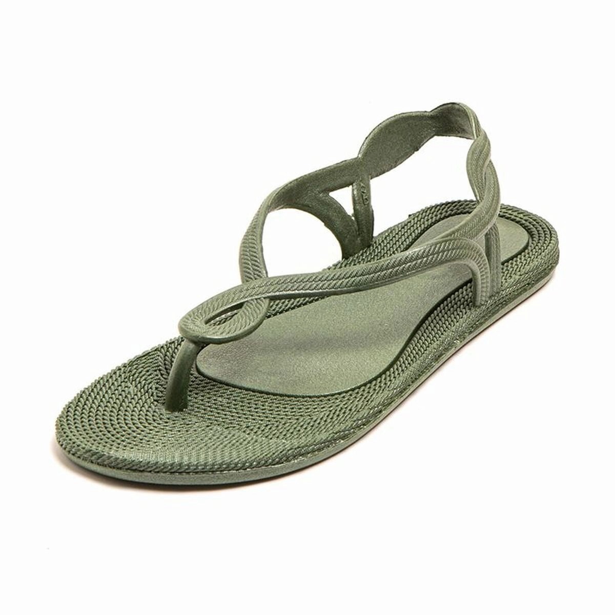 Women's Flip Flops Brasileras Antalya Military Yellow Practical Solution