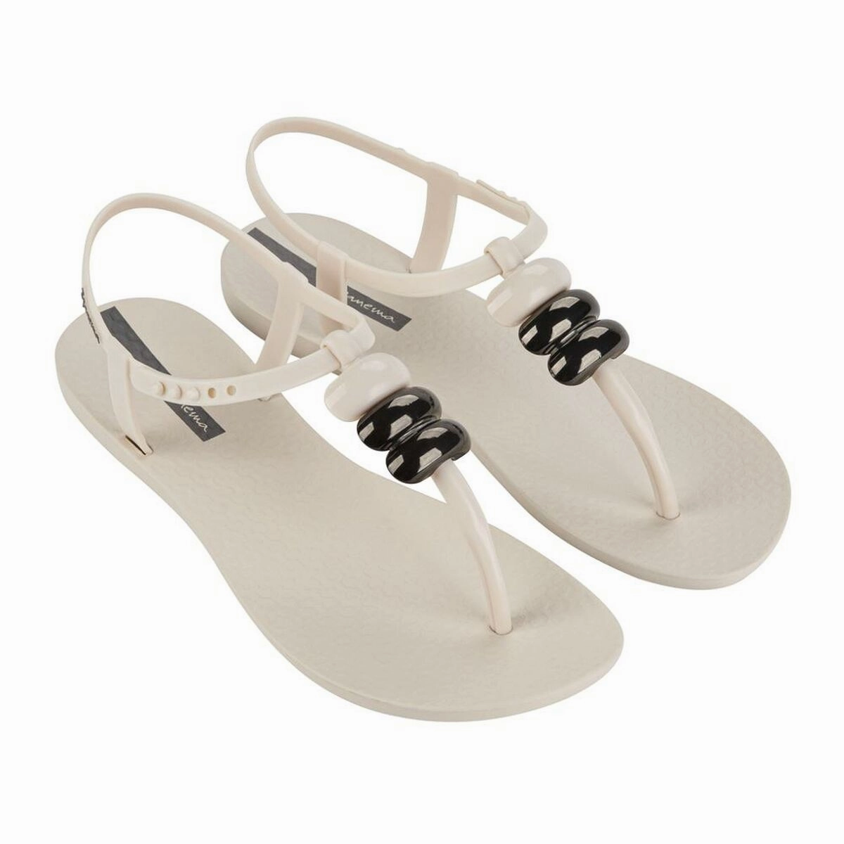Reflective details Women's Flip Flops Ipanema 83507 AQ972  Beige