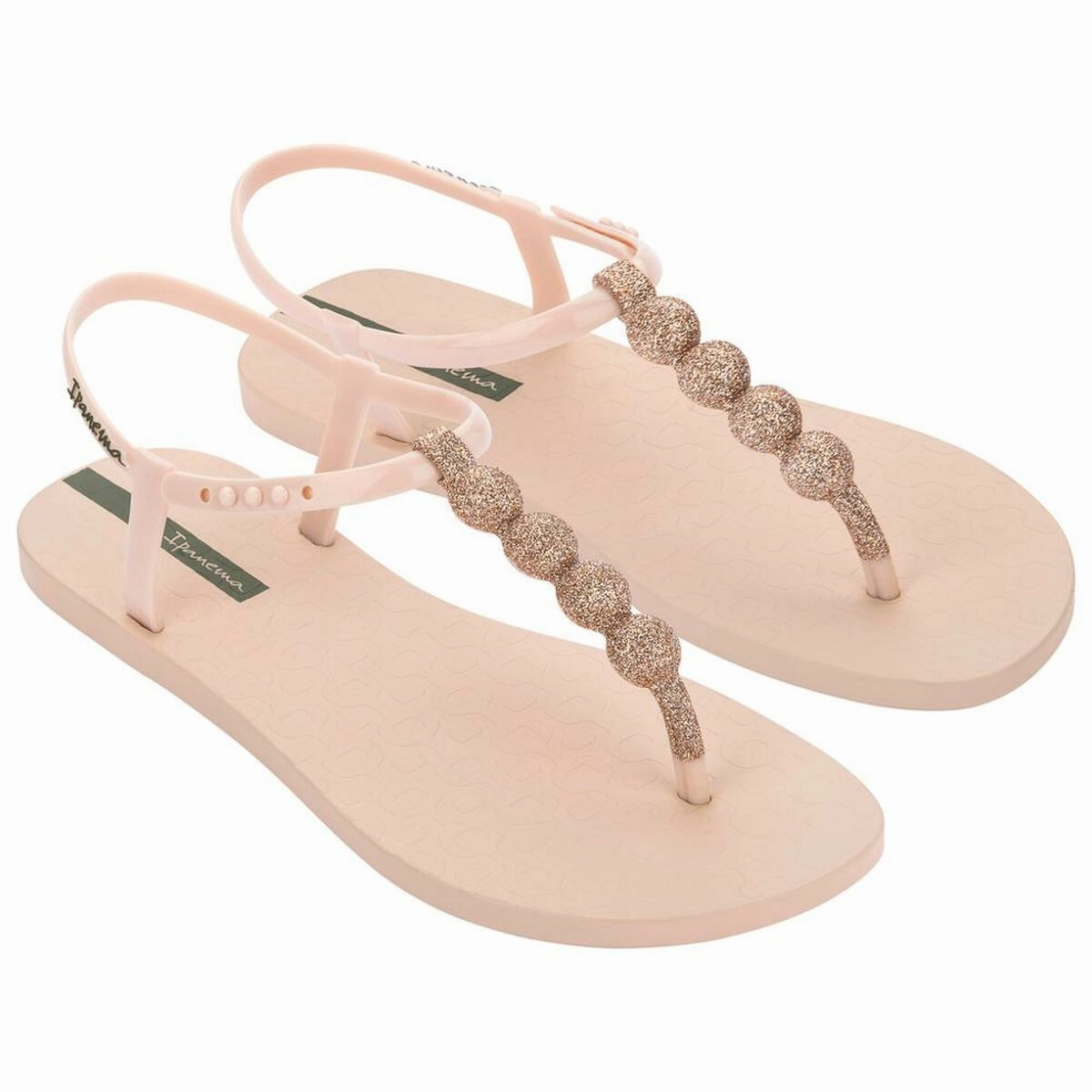 Elastic laces Relaxed Beach Walk Women's Flip Flops Ipanema IP27299 BD943 Beige
