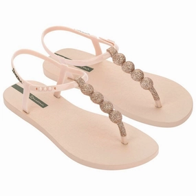Elastic laces Relaxed Beach Walk Women's Flip Flops Ipanema IP27299 BD943 Beige