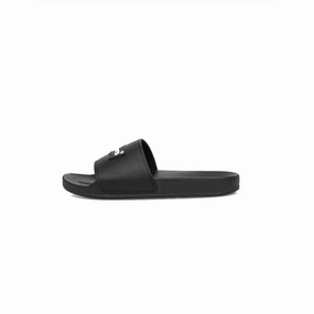 Women's Flip Flops Levi's June Batwing Patch Black Comfortable foot wrap Quick Foot Step