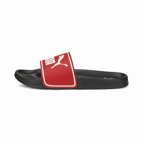 Handmade Women's Flip Flops Puma Leadcat 2.0 For All Time Red Black