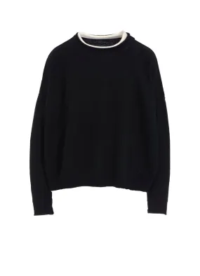 WOOL BREND BIG PULLOVER Trendy pick Urban Casual