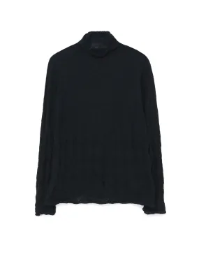 UPF Protection WOOL WRINKLE TURTLENECK