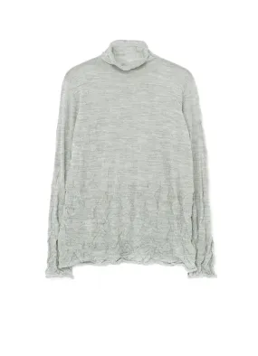 WOOL WRINKLE TURTLENECK Seasonal Layer