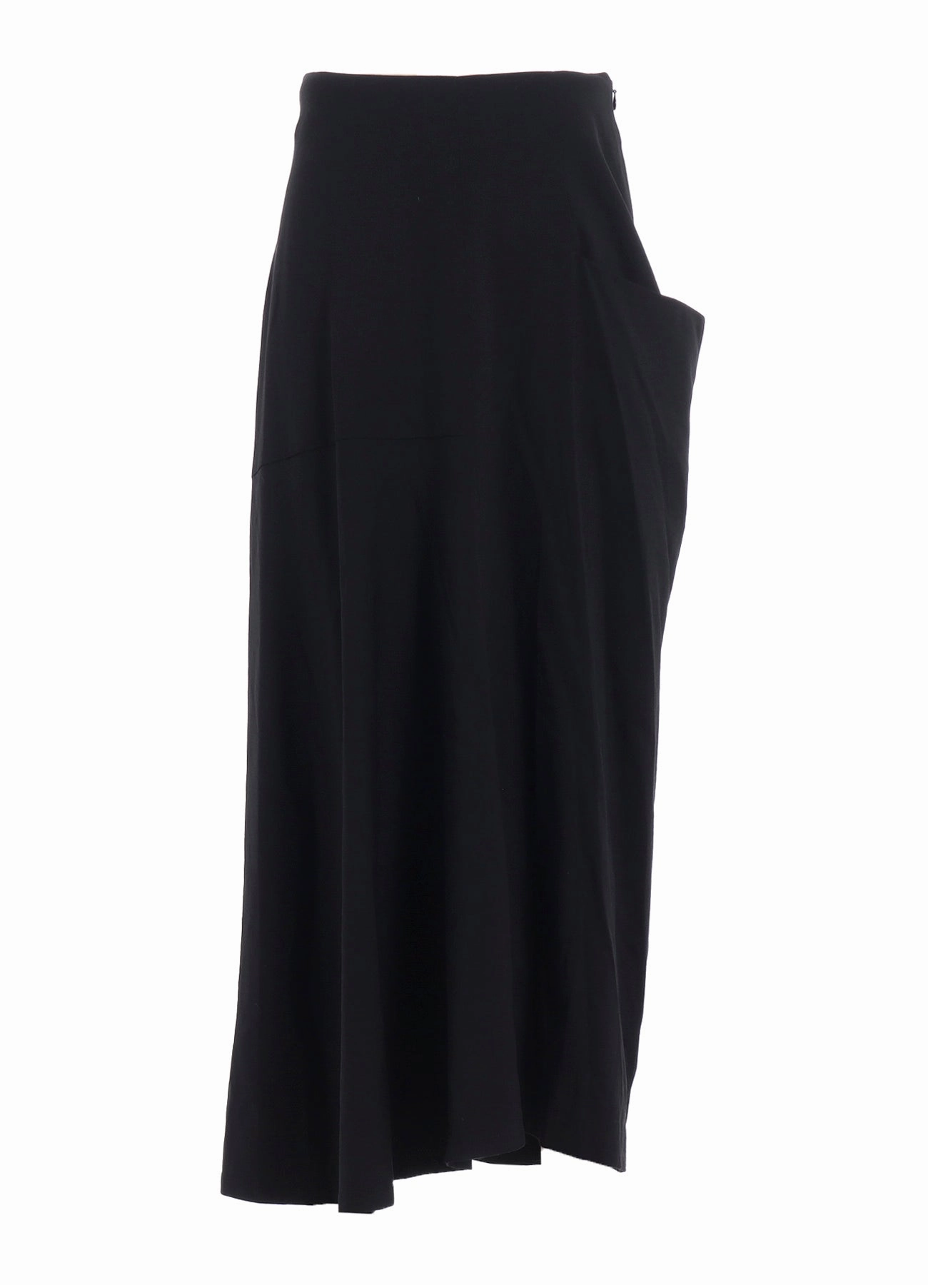 Soft and Light Daily Casual WOOL BREND TWILL DRAPE SKIRT