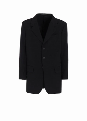 shopping WOOL GABARDINE BACK OPENING JACKET