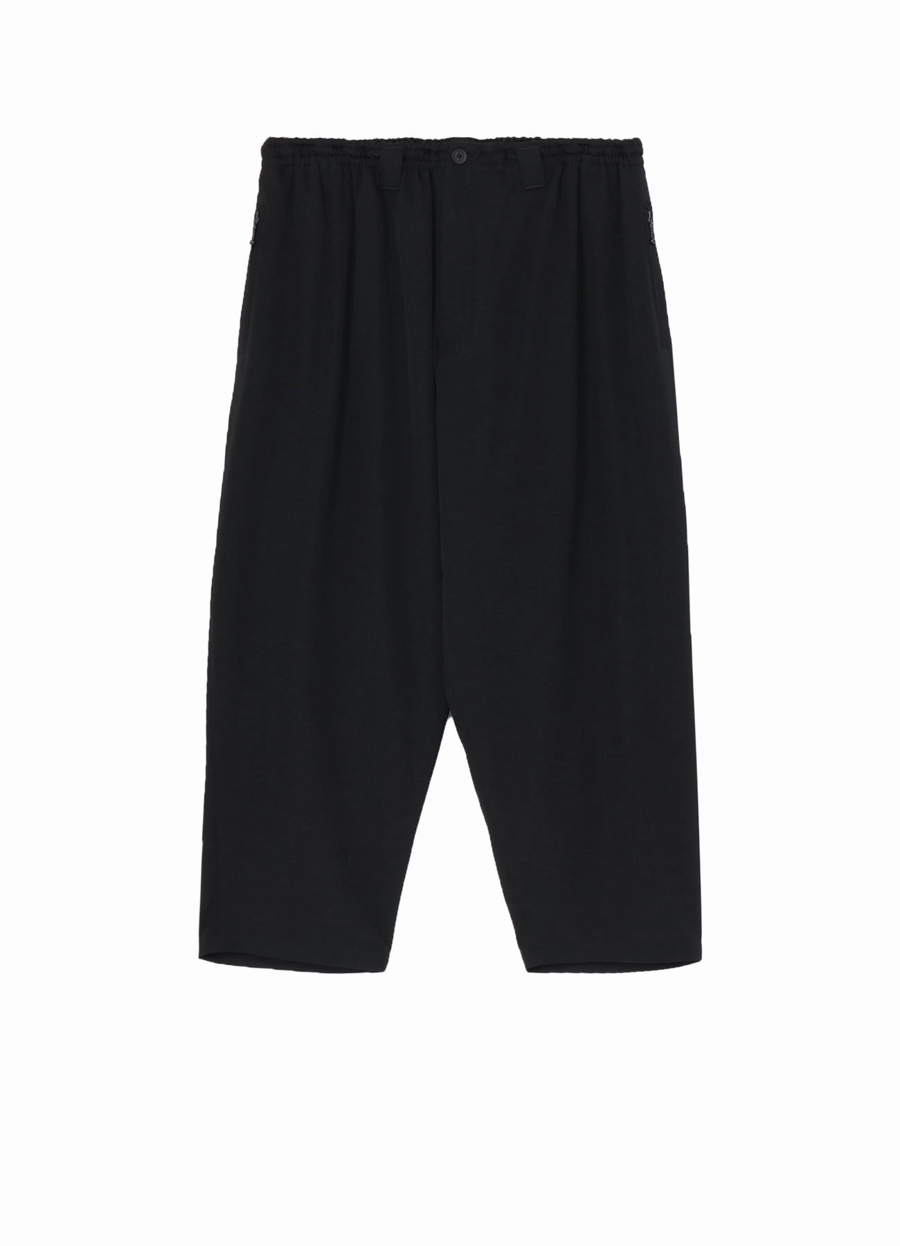 WOOL GABARDINE BALL FASTENER PANTS Comfy Cut