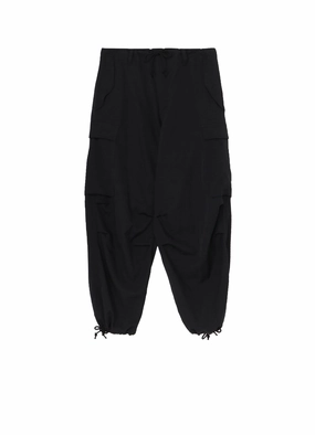 Organic Cotton Blend Outdoor Comfort Fit WOOL GABARDINE CARGO PANTS