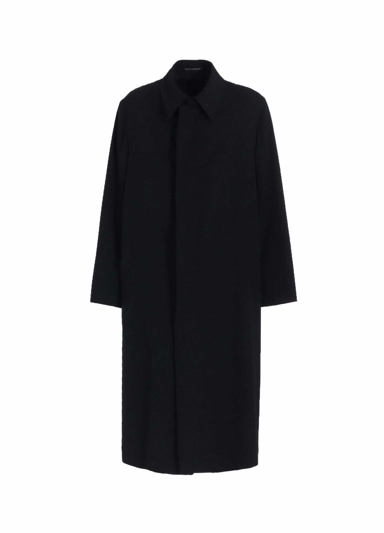 WOOL GABARDINE COAT WITH STAND FRONT COLLAR All Year