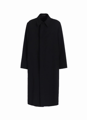 WOOL GABARDINE COAT WITH STAND FRONT COLLAR All Year
