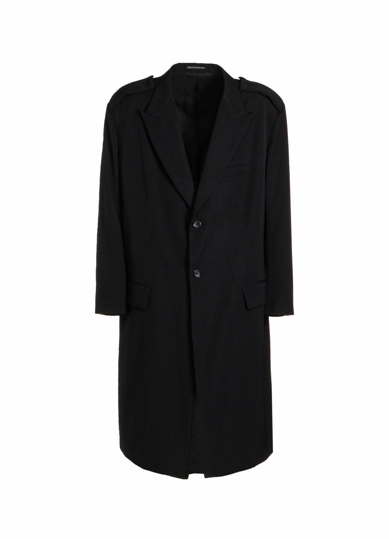 investment piece WOOL GABARDINE COTTON EPAULETTES JACKET