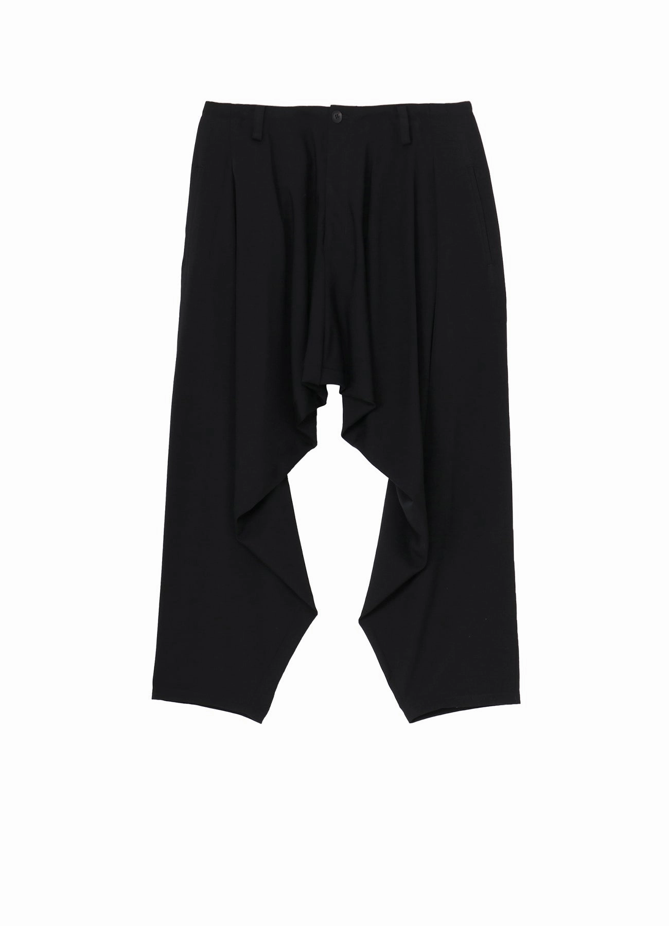 WOOL GABARDINE DRAPE PANTS Daily Wear All Day Comfort