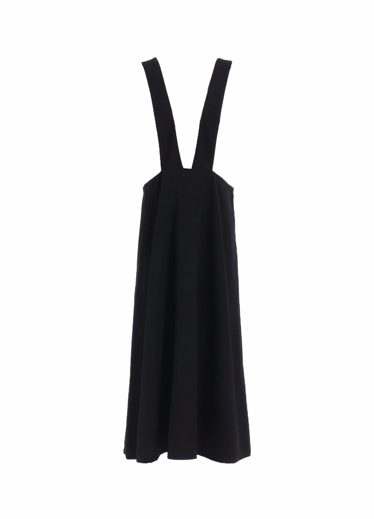 Recycled-Material WOOL GABARDINE LONG FLARE DRAPE DRESS