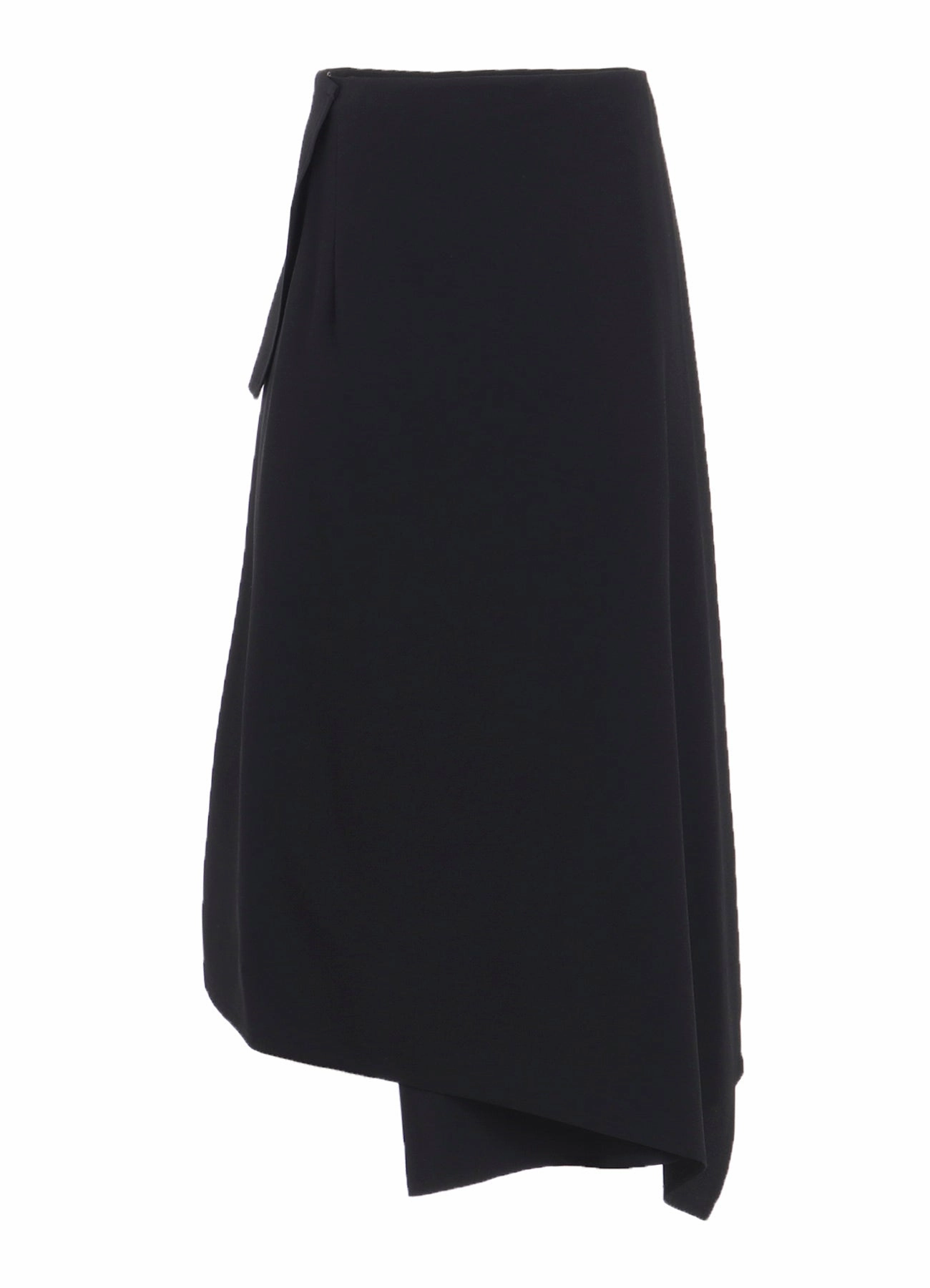 Bare Glow Eco Friendly WOOL GABARDINE MIDDLE LENGTH ASYMMETRIC SKIRT