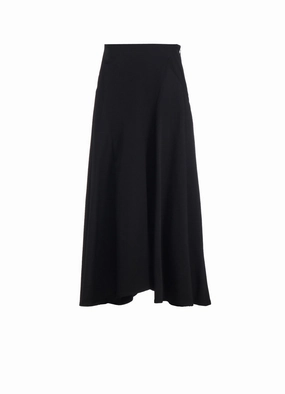 Fresh Fit WOOL GABARDINE PANEL FLARE SKIRT