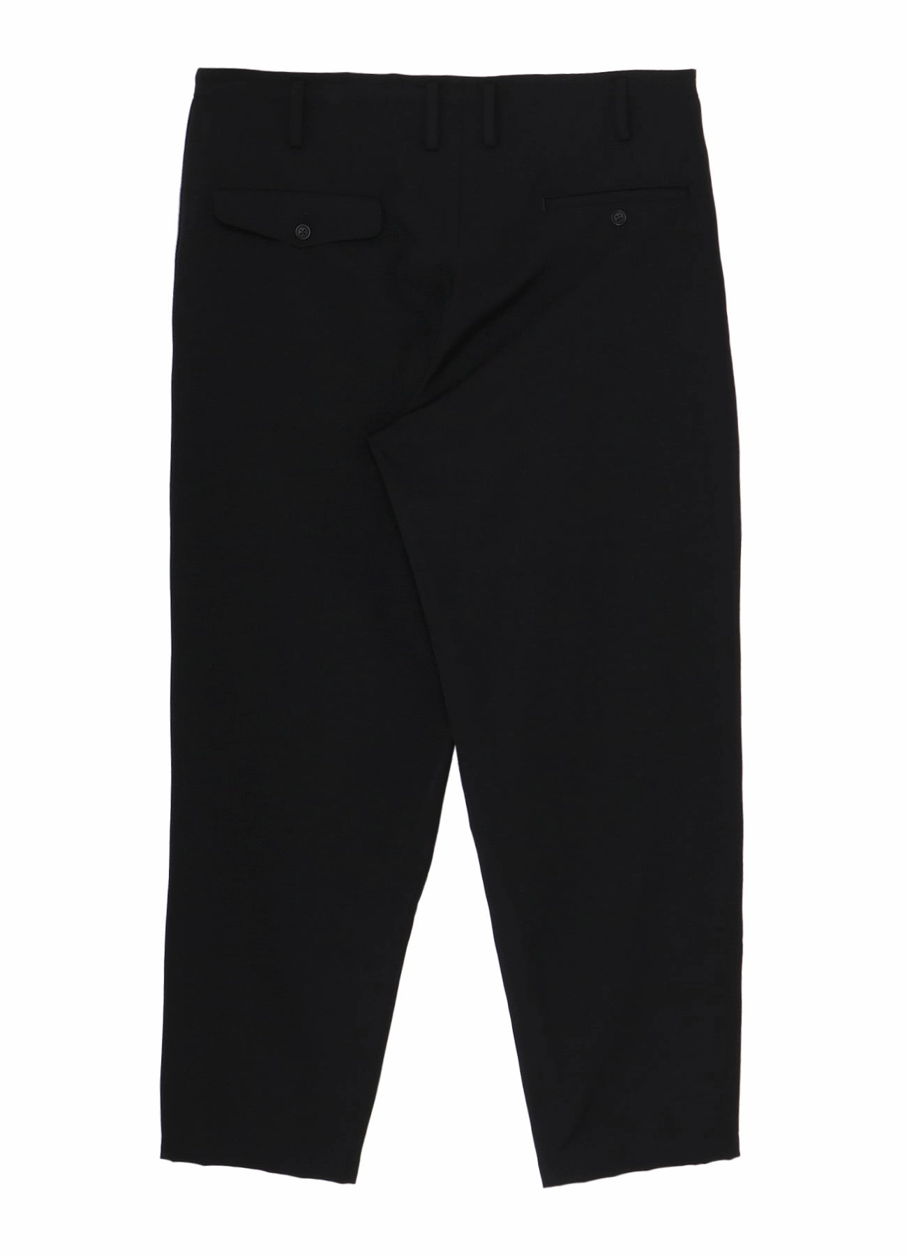 Pocket Reinforcement Decorative stitching WOOL GABARDINE POCKET DETAIL PANTS