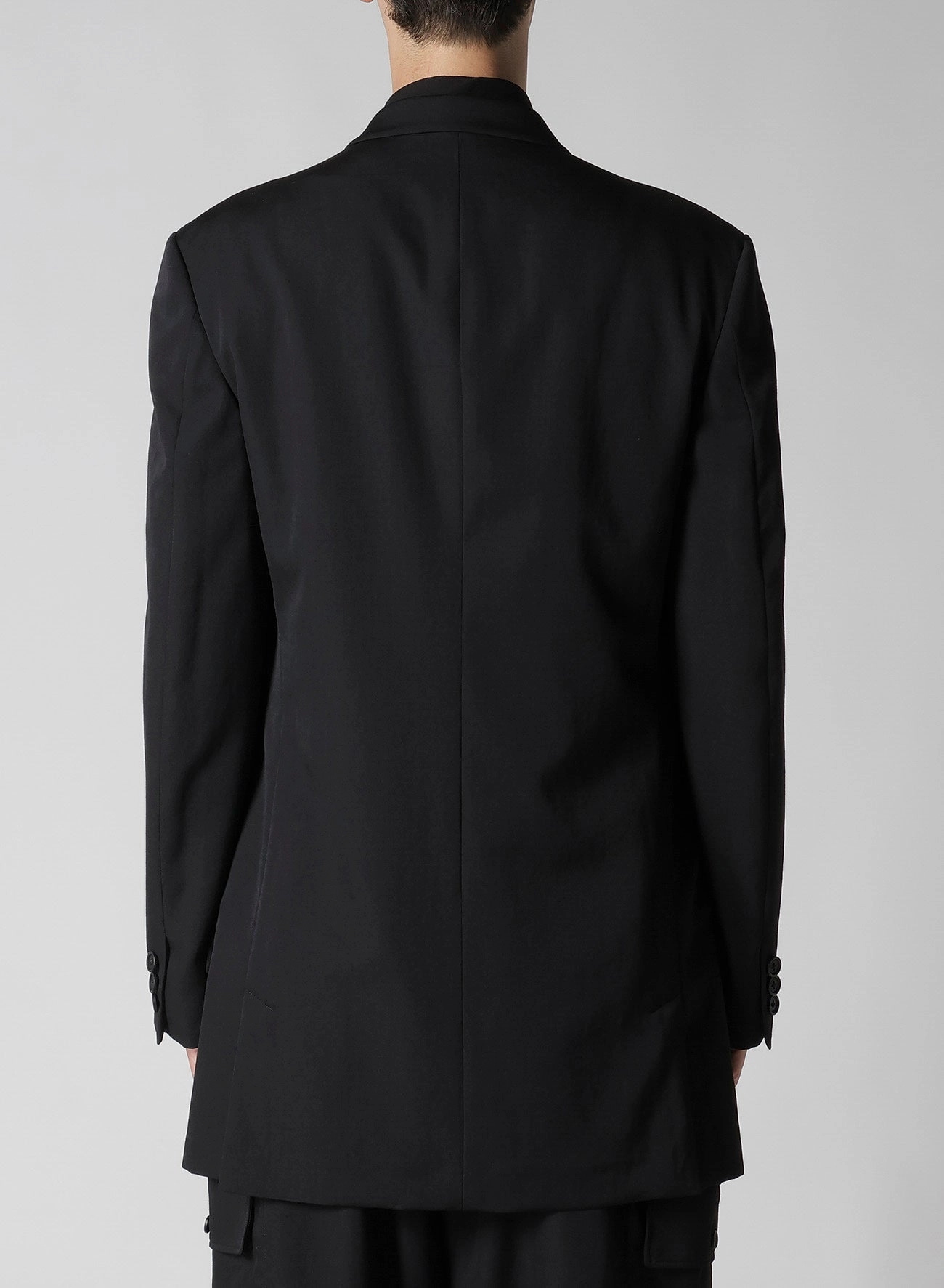 WOOL GABARDINE RIGHT CHANGE POCKET JACKET Contribute MultiPocketDesign