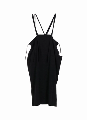 Cool Layers WOOL GABARDINE SHOULDER STRAP DRESS