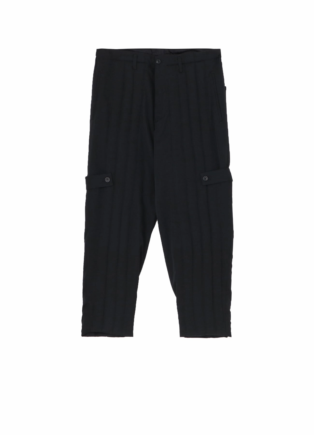 WOOL GABARDINE TAB DETAIL PADDED PANTS Chic Wear Stay Active