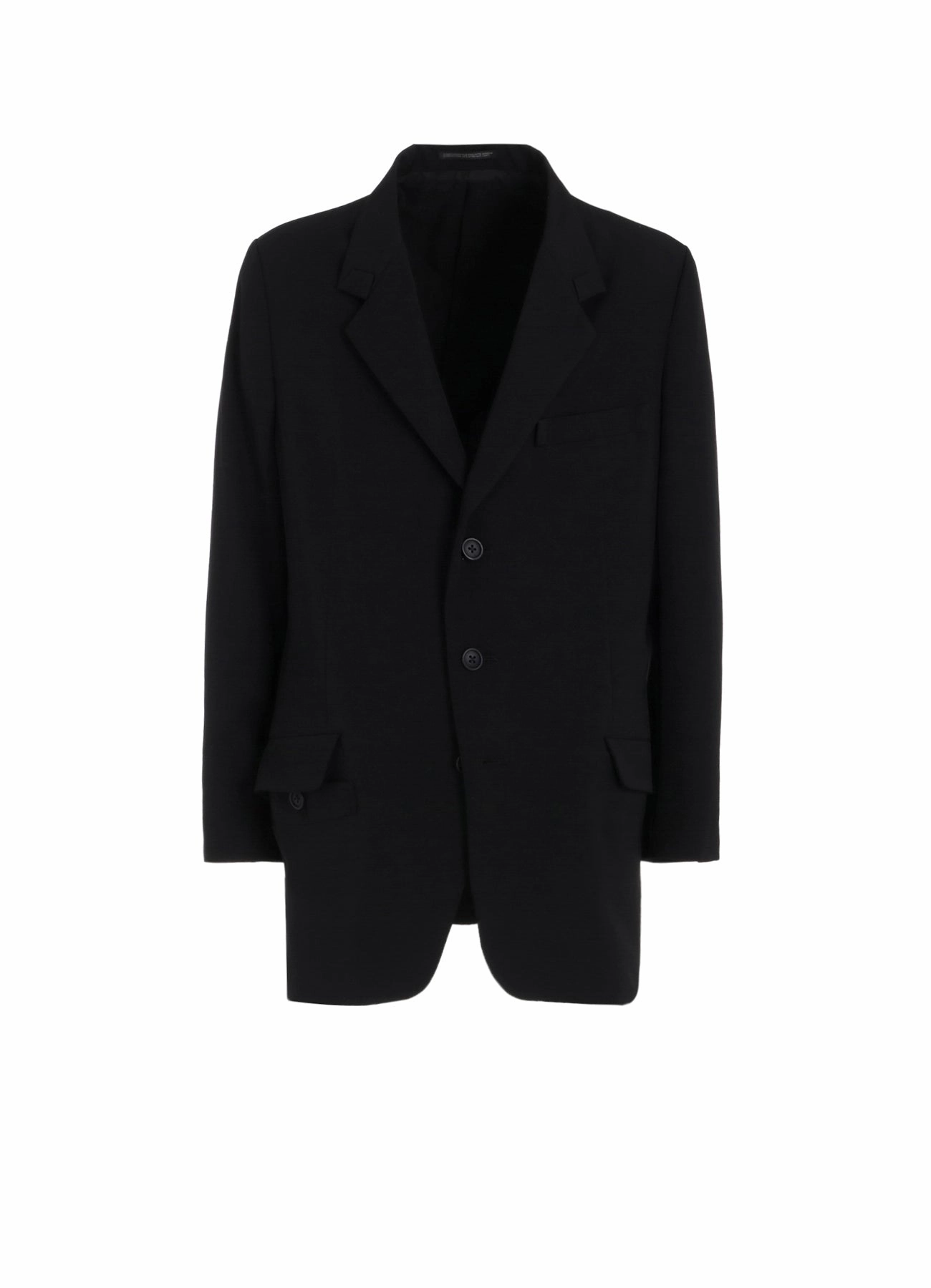 Keep PaddedShoulders WOOL GABARDINE TURN BACK COLLAR JACKET