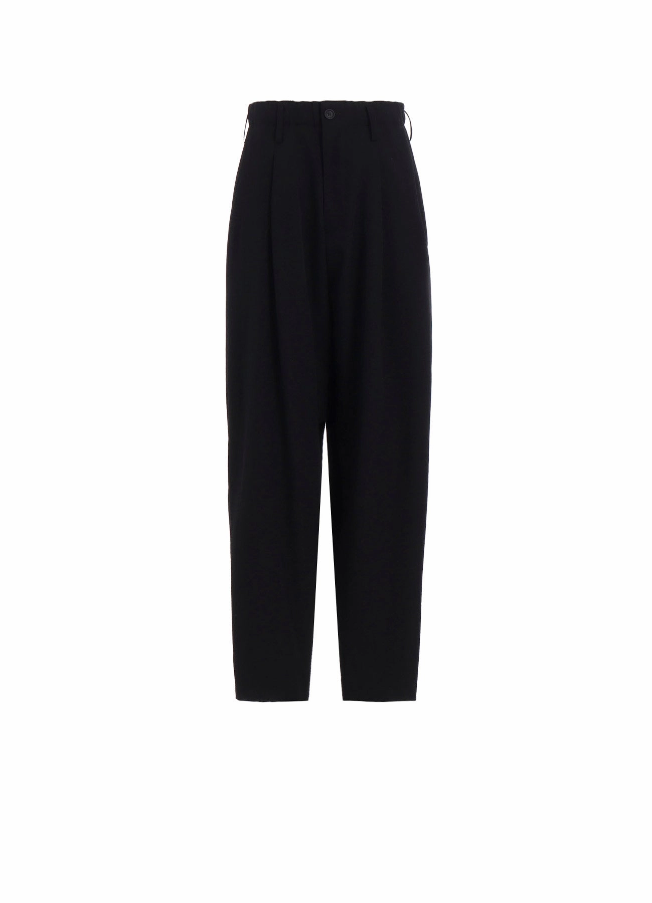 Minimalist Look WOOL GABARDINE WAIST STRING PANTS