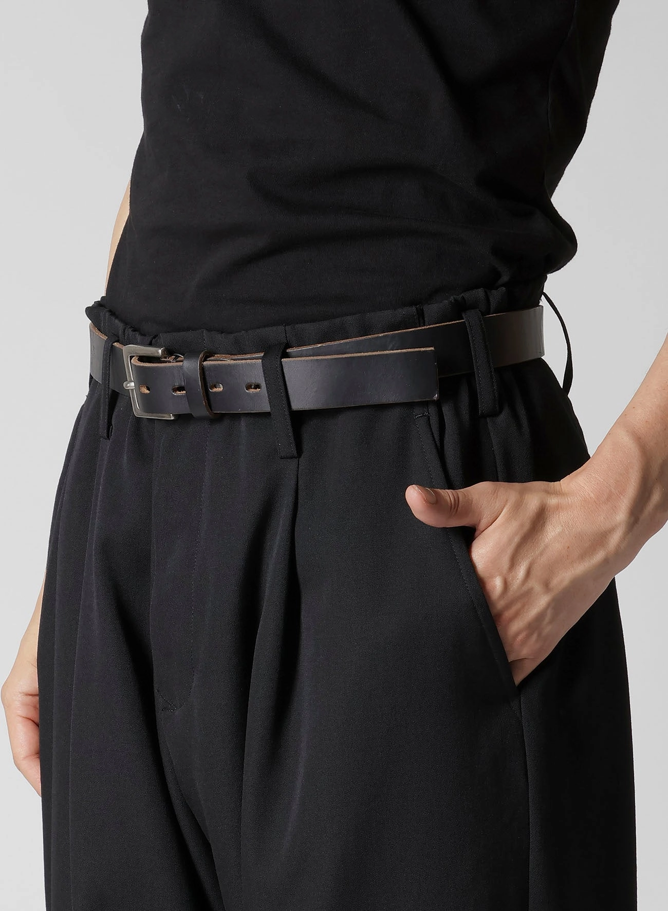 Dynamic Flex Panels Effortless Fit WOOL GABARDINE WAIST STRING PANTS