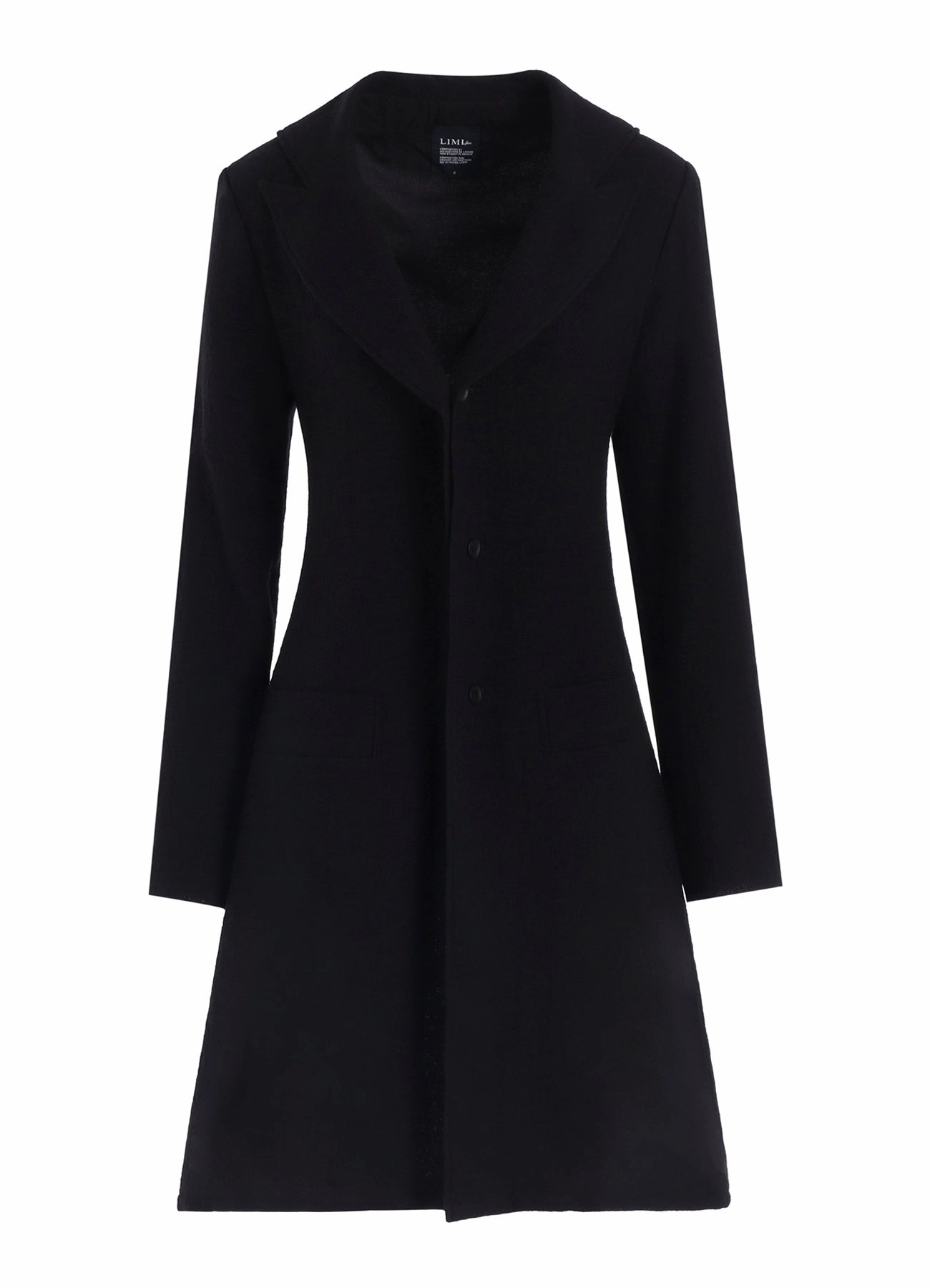 Static Resistant WOOL GAUZE FRILLED JACKET