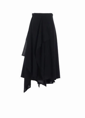 WOOL GAUZE WRAP SKIRT Grace Soft Classic Wear