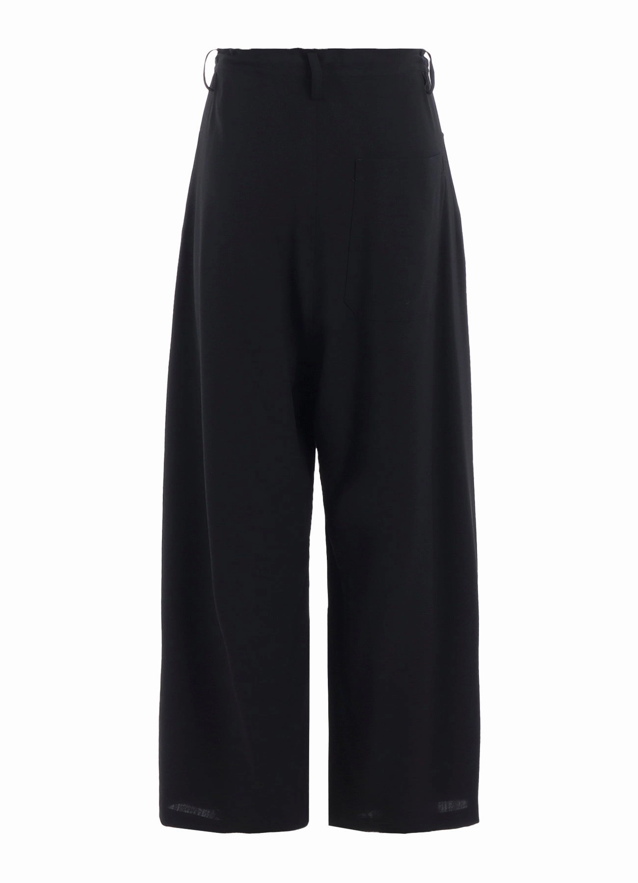 WOOL SERGE LONG STRAIGHT PANTS No Fuss Fit Soft Comfort