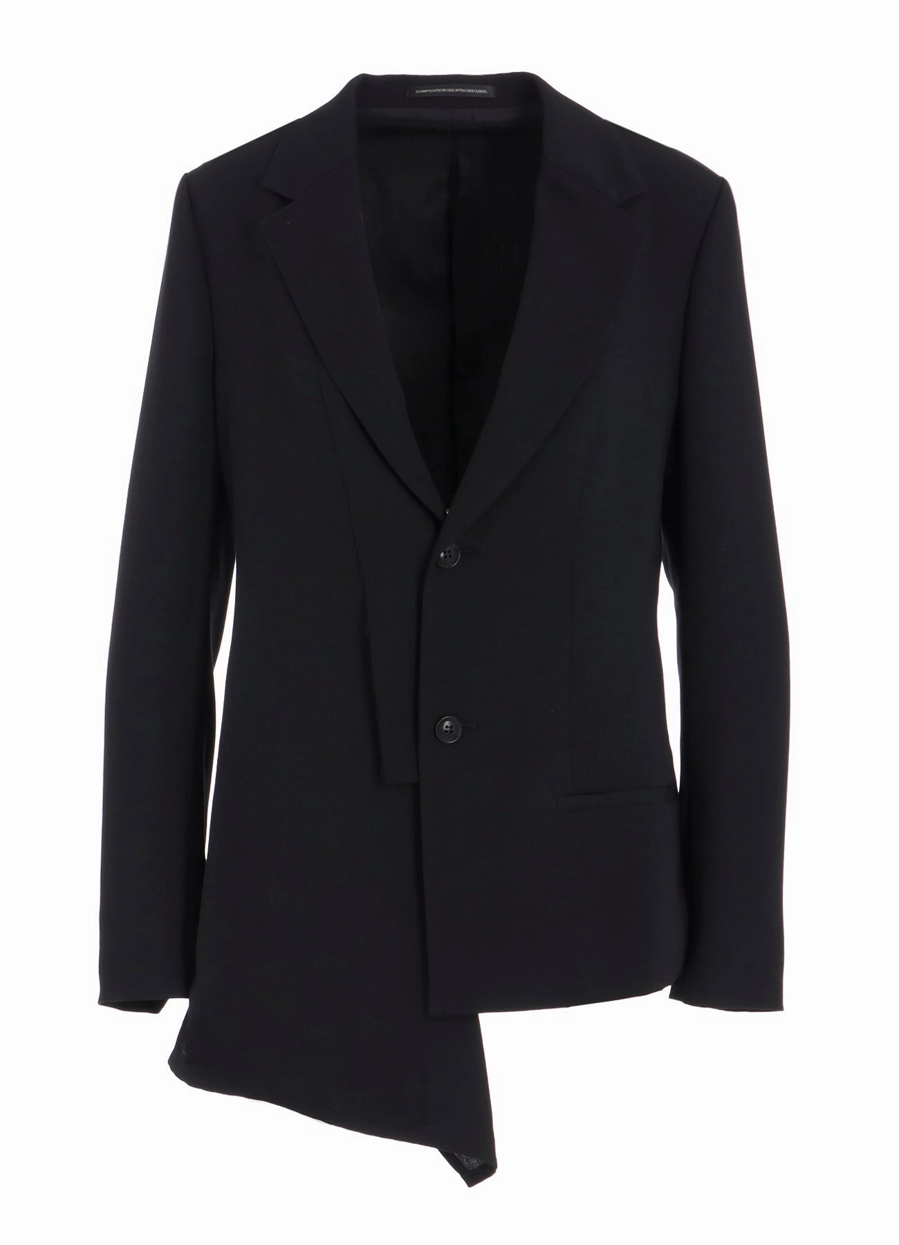 astronauts Task WOOL SERGE RIGHT CLOTH ASYMMETERIC JACKET