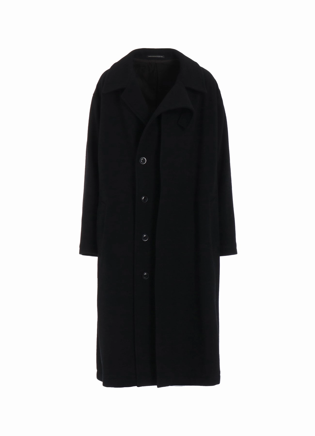 Weekend Style Pattern Print WOOL SINGLE MOSSER LEFT W FACING COAT