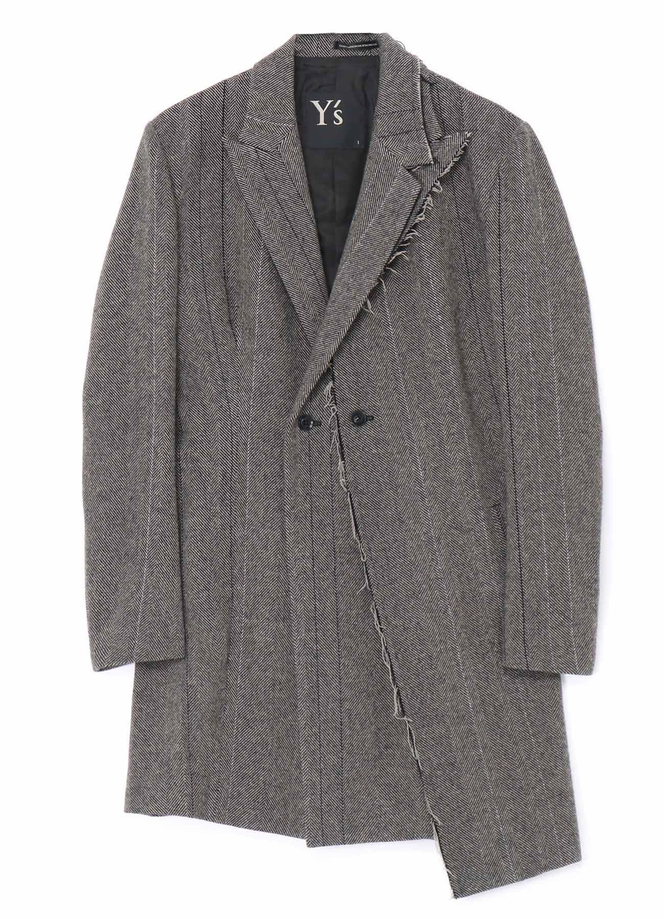 suitable for educational purposes Custom WOOL TWEED DOUBLE LEFT FRONT JACKET